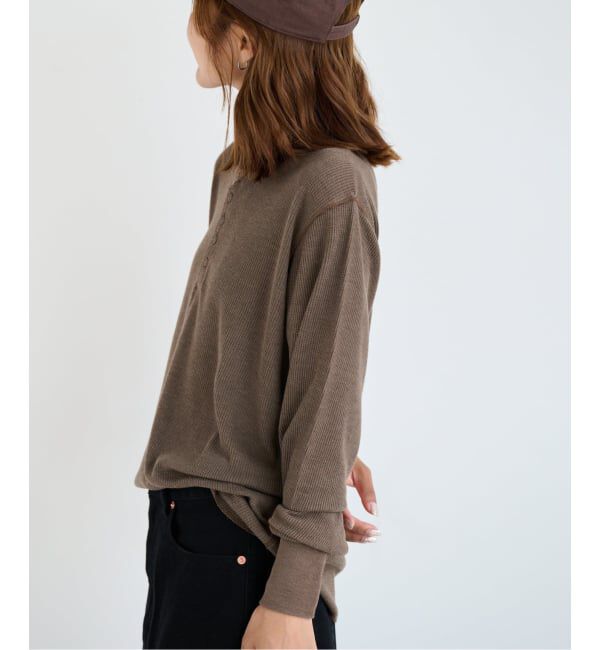 OUTDOOR PRODUCTS Usual Things「シアーワッフルロンTEE」|Tシャツ・カットソー|