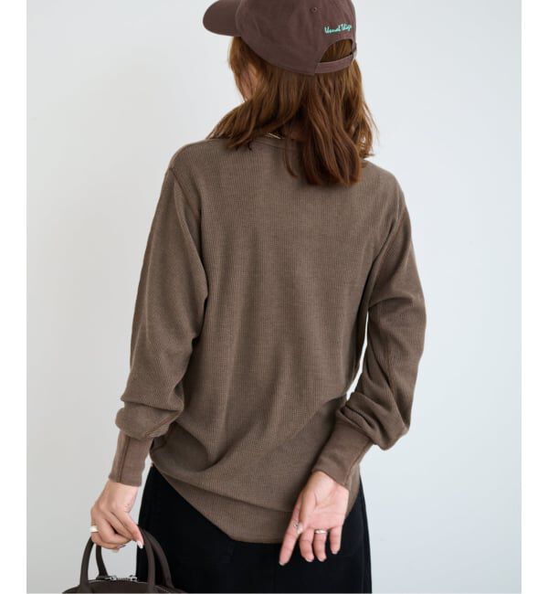 OUTDOOR PRODUCTS Usual Things「シアーワッフルロンTEE」|Tシャツ・カットソー|