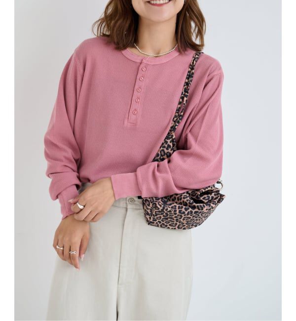 OUTDOOR PRODUCTS Usual Things「シアーワッフルロンTEE」|Tシャツ・カットソー|
