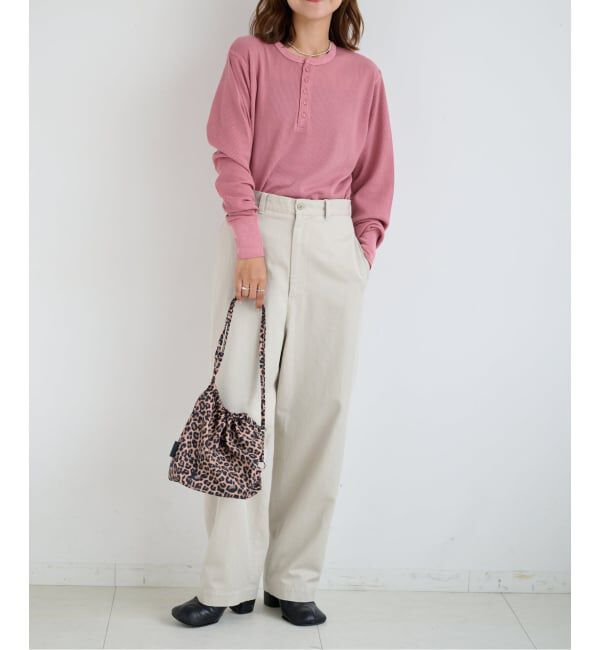 OUTDOOR PRODUCTS Usual Things「シアーワッフルロンTEE」|Tシャツ・カットソー|