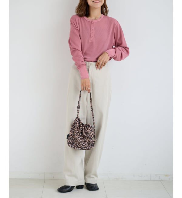OUTDOOR PRODUCTS Usual Things「シアーワッフルロンTEE」|Tシャツ・カットソー|