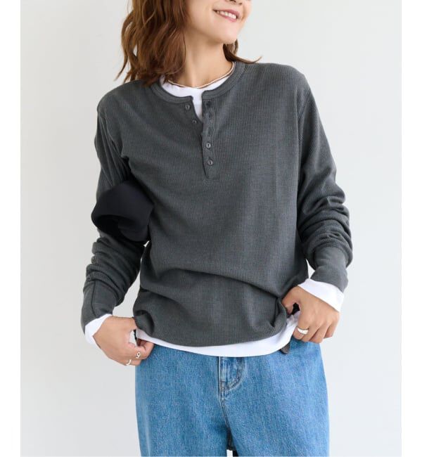 OUTDOOR PRODUCTS Usual Things「シアーワッフルロンTEE」|Tシャツ・カットソー|