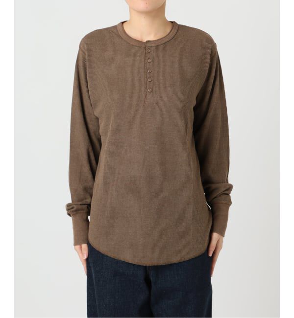 OUTDOOR PRODUCTS Usual Things「シアーワッフルロンTEE」|Tシャツ・カットソー|