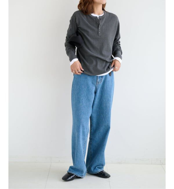 OUTDOOR PRODUCTS Usual Things「シアーワッフルロンTEE」|Tシャツ・カットソー|