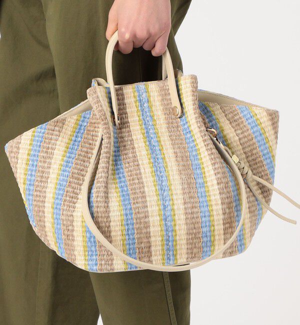 TOMORROWLAND GOODS「ATELIER TOMORROW SHELL バッグ」|かごバッグ|