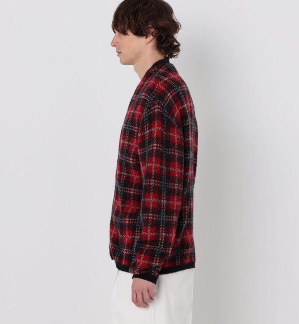 TOMORROWLAND MENS「【WEB先行予約】TOMORROWLAND tricot メリノウール チーゼル起毛 タータンチェックカーディガン」|カーディガン|