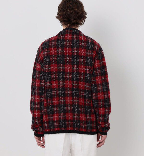 TOMORROWLAND MENS「【WEB先行予約】TOMORROWLAND tricot メリノウール チーゼル起毛 タータンチェックカーディガン」|カーディガン|