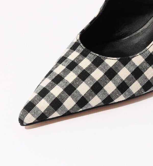 TOMORROWLAND GOODS「【別注】HENRI EN VARGO THELMA gingham ミュール」|パンプス|
