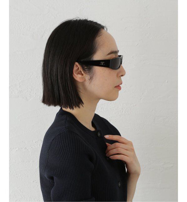 EYETHINK「【COURREGES / クレージュ】TECH SUNGLASSES black」|サングラス|