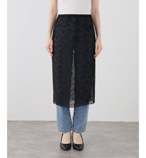 Plage「glossy mesh lacy スカート」|スカート|