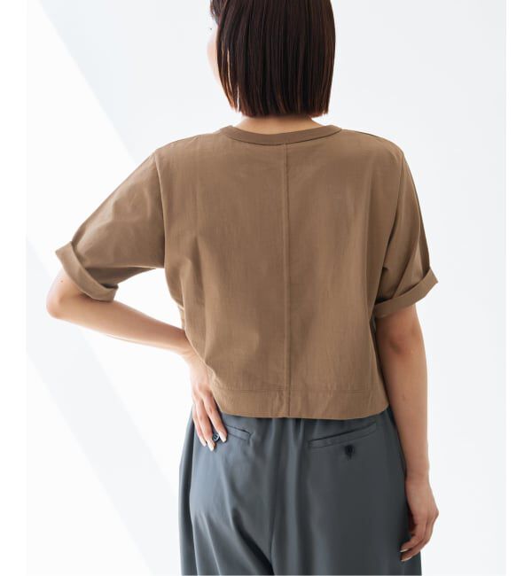 IENA「クロップドTシャツ」|Tシャツ・カットソー|