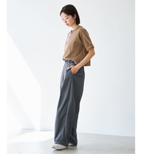 IENA「クロップドTシャツ」|Tシャツ・カットソー|