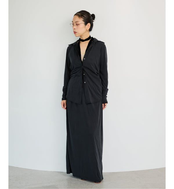 IENA LA BOUCLE「IENA LA BOUCLE フィブリルカットスカート」|スカート|