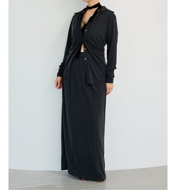 IENA LA BOUCLE「IENA LA BOUCLE フィブリルカットスカート」|スカート|
