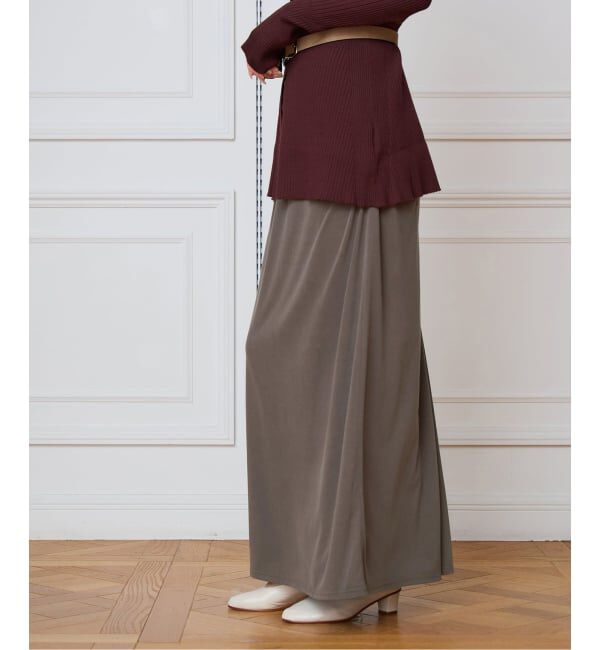 IENA LA BOUCLE「IENA LA BOUCLE フィブリルカットスカート」|スカート|