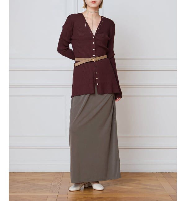 IENA LA BOUCLE「IENA LA BOUCLE フィブリルカットスカート」|スカート|
