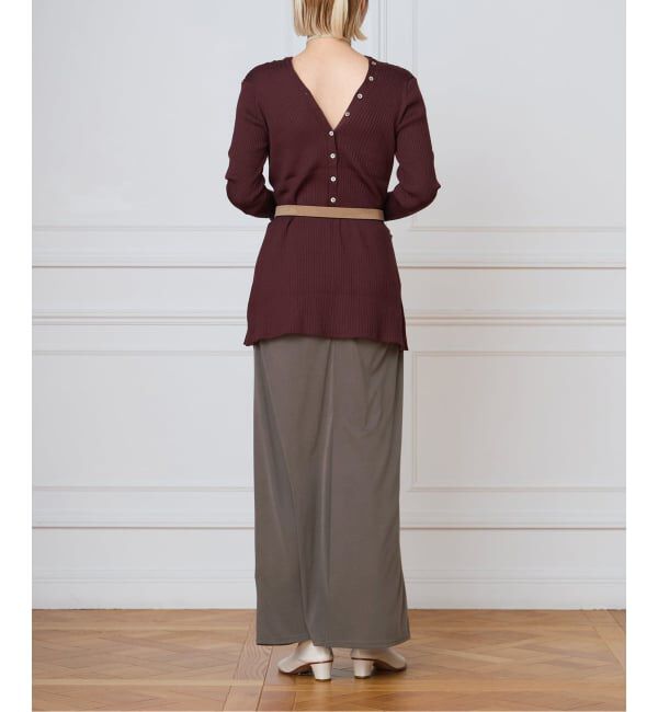 IENA LA BOUCLE「IENA LA BOUCLE フィブリルカットスカート」|スカート|