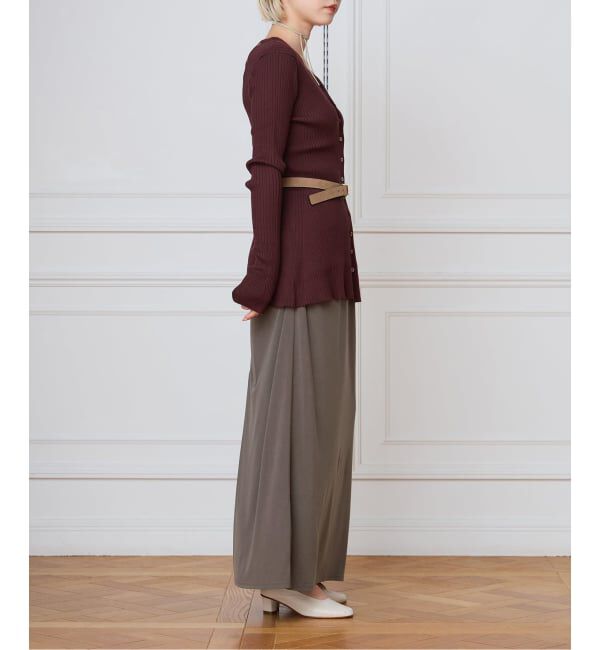 IENA LA BOUCLE「IENA LA BOUCLE フィブリルカットスカート」|スカート|