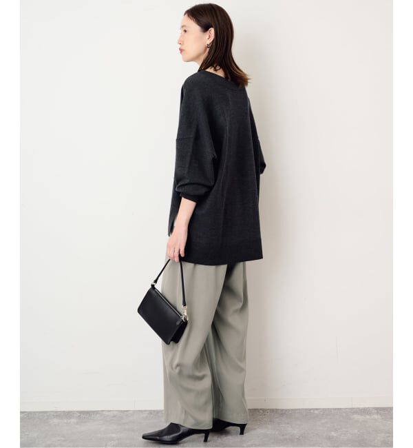 SLOBE IENA「《3サイズ展開/追加》ワンタックバレルスラックス」|スラックス|