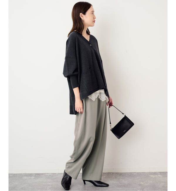 SLOBE IENA「《3サイズ展開/追加》ワンタックバレルスラックス」|スラックス|
