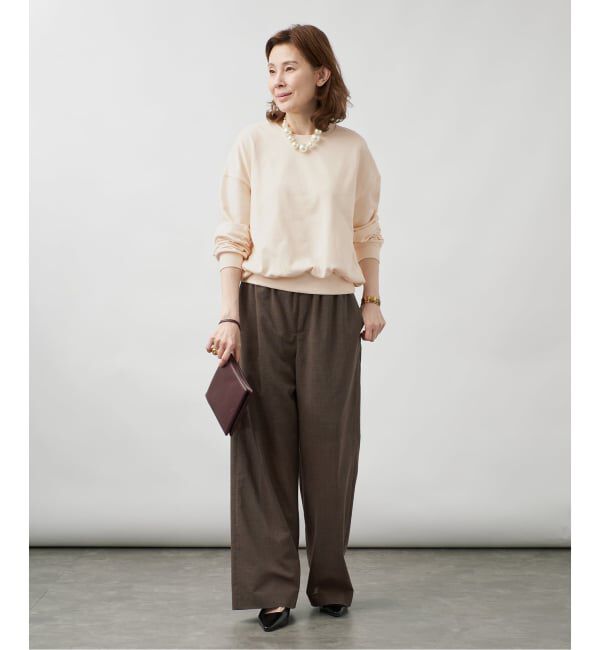 VERMEIL par iena「《予約》コンパクトミニ裏毛プルオーバー」|Tシャツ・カットソー|
