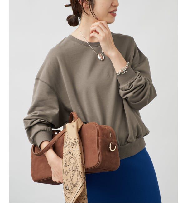 VERMEIL par iena「《予約》コンパクトミニ裏毛プルオーバー」|Tシャツ・カットソー|