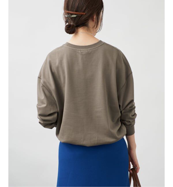 VERMEIL par iena「《予約》コンパクトミニ裏毛プルオーバー」|Tシャツ・カットソー|