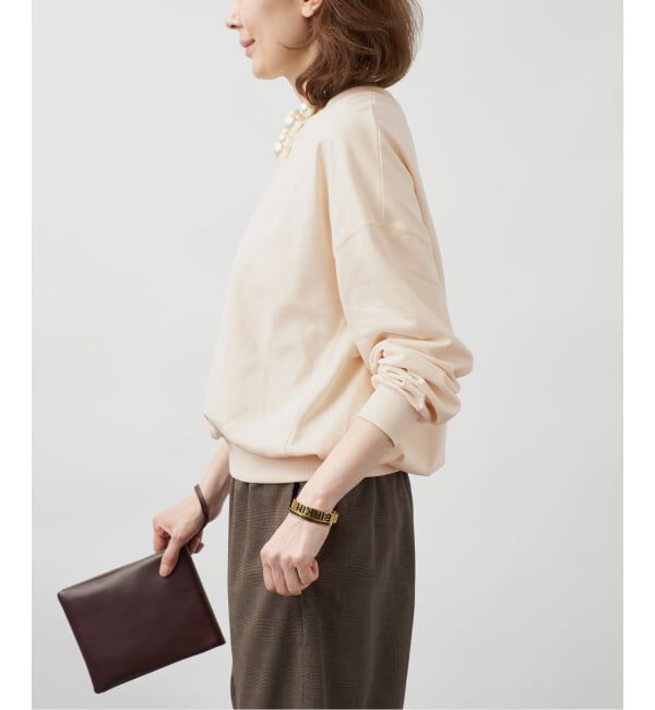VERMEIL par iena「《予約》コンパクトミニ裏毛プルオーバー」|Tシャツ・カットソー|