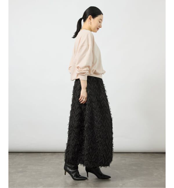 VERMEIL par iena「《予約》コンパクトミニ裏毛プルオーバー」|Tシャツ・カットソー|