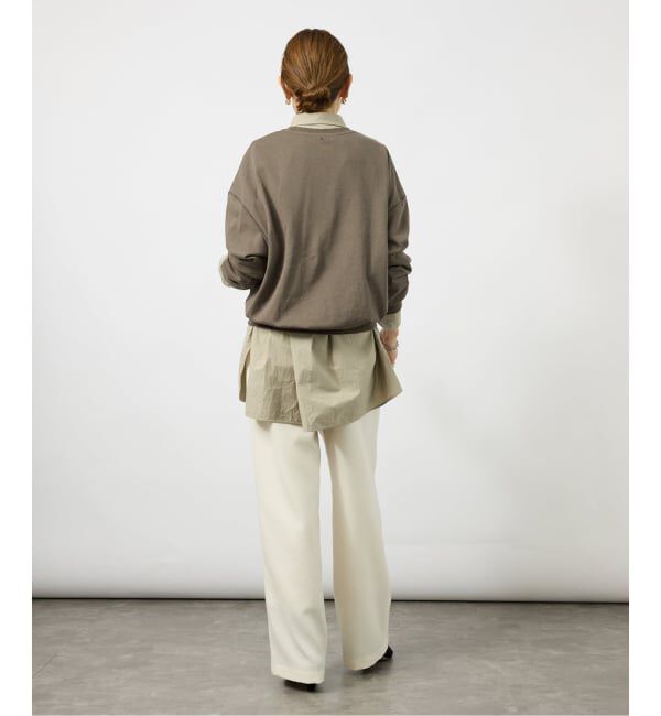 VERMEIL par iena「《予約》コンパクトミニ裏毛プルオーバー」|Tシャツ・カットソー|