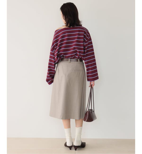 SLOBE IENA「マルチボーダーボートネックカットソー」|Tシャツ・カットソー|