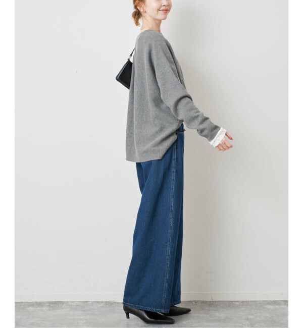 SLOBE IENA「レースロングスリーブカットソー」|Tシャツ・カットソー|