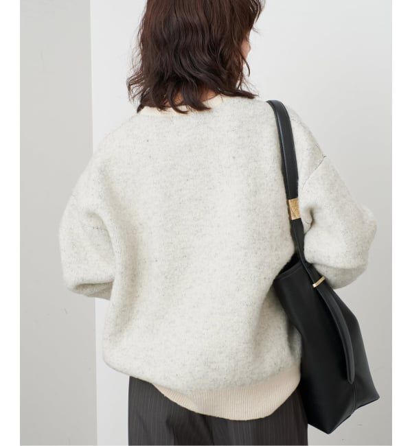 SLOBE IENA「《予約》ジャガードロゴニット」|ニット・セーター|