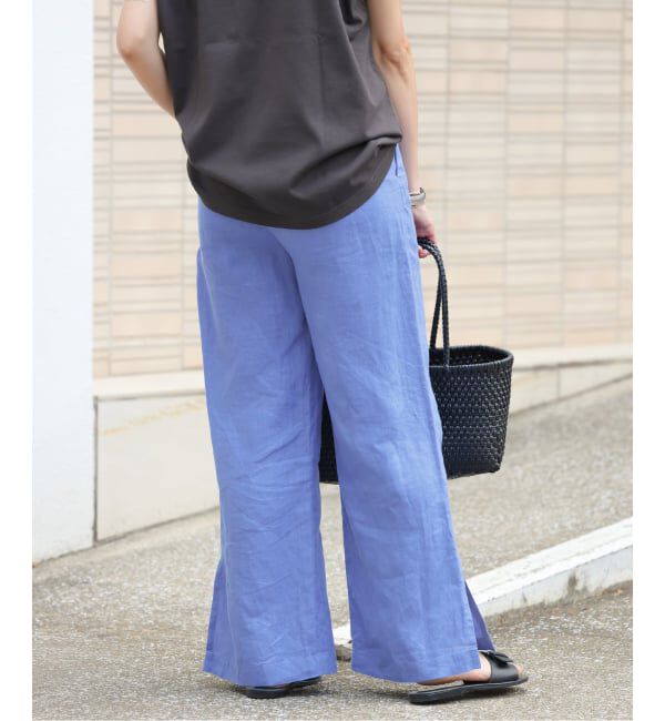 JOURNAL STANDARD relume「《追加2》麻スリットイージーパンツ」|その他|
