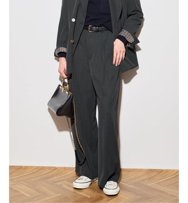 journal standard L'essage「ヴィスポリギャバ パンツ」|スラックス|