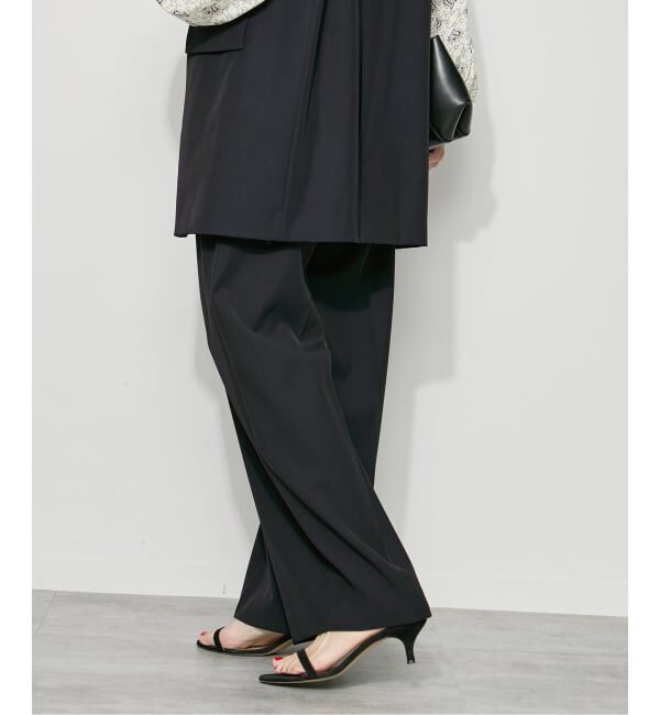 journal standard L'essage「ヴィスポリギャバ パンツ」|スラックス|