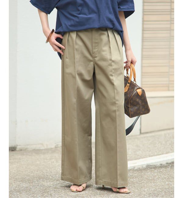 journal standard L'essage「【JANE SMITH*DICKIES*L'ESSAGE】別注 2タックBIGパンツ」|その他|
