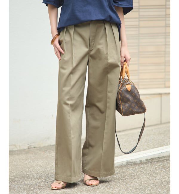 journal standard L'essage「【JANE SMITH*DICKIES*L'ESSAGE】別注 2タックBIGパンツ」|その他|