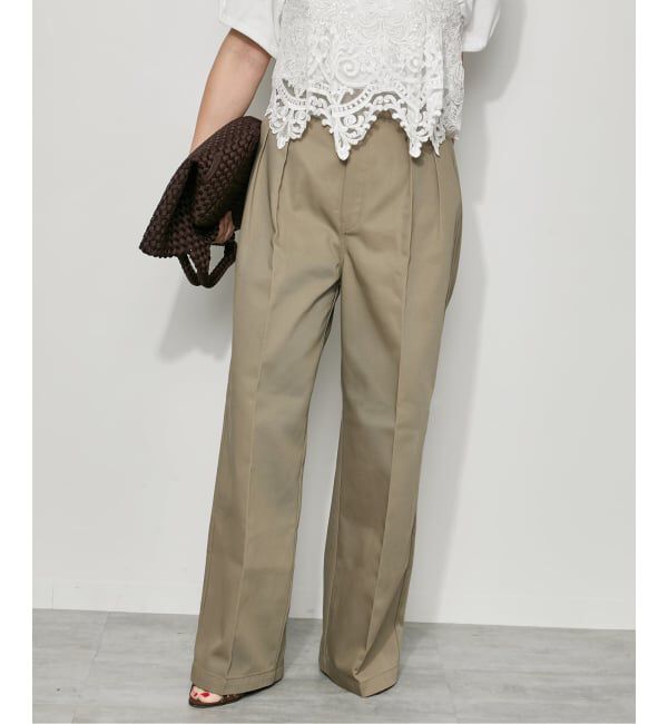 journal standard L'essage「【JANE SMITH*DICKIES*L'ESSAGE】別注 2タックBIGパンツ」|その他|