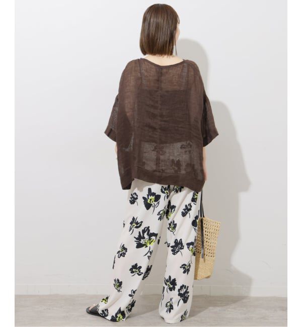 JOURNAL STANDARD relume「リネンガーゼハーフスリーブビッグプルオーバー」|シャツ・ブラウス|