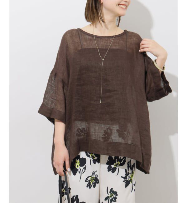 JOURNAL STANDARD relume「リネンガーゼハーフスリーブビッグプルオーバー」|シャツ・ブラウス|