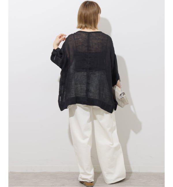 JOURNAL STANDARD relume「リネンガーゼハーフスリーブビッグプルオーバー」|シャツ・ブラウス|