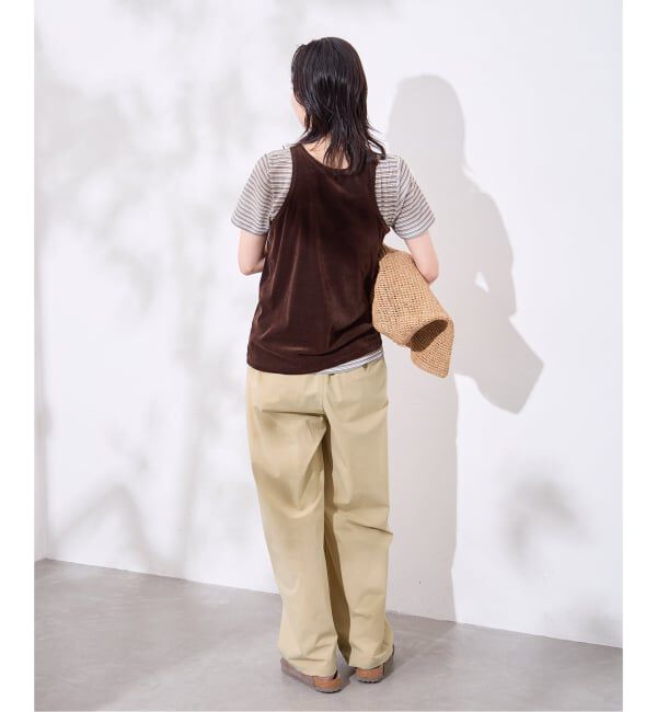 JOURNAL STANDARD「《追加4》【撥水/接触冷感/洗える/UVカット】リネンナイロンストレッチワイドパンツ」|その他|