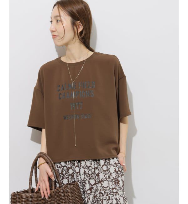 JOURNAL STANDARD relume「《追加》2WAYジョーゼットロゴTEE」|Tシャツ・カットソー|