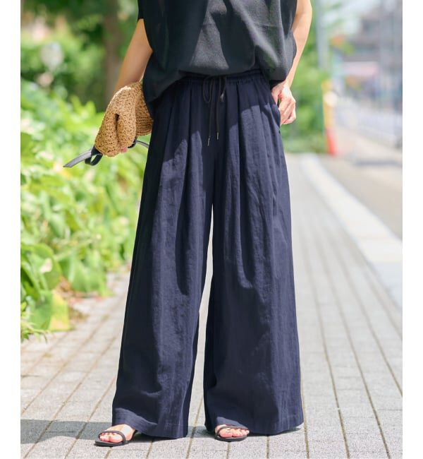 JOURNAL STANDARD relume「《追加3》リネンコットンワイドギャザーパンツ」|その他|