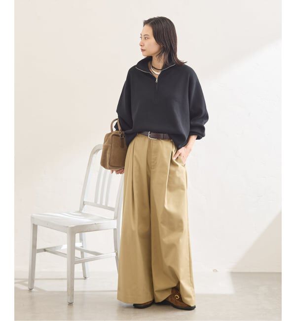 JOURNAL STANDARD「《WEB限定予約》ウォッシャブルTEXBRID ハーフZIP」|ニット・セーター|