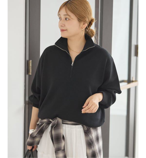 JOURNAL STANDARD「《WEB限定予約》ウォッシャブルTEXBRID ハーフZIP」|ニット・セーター|