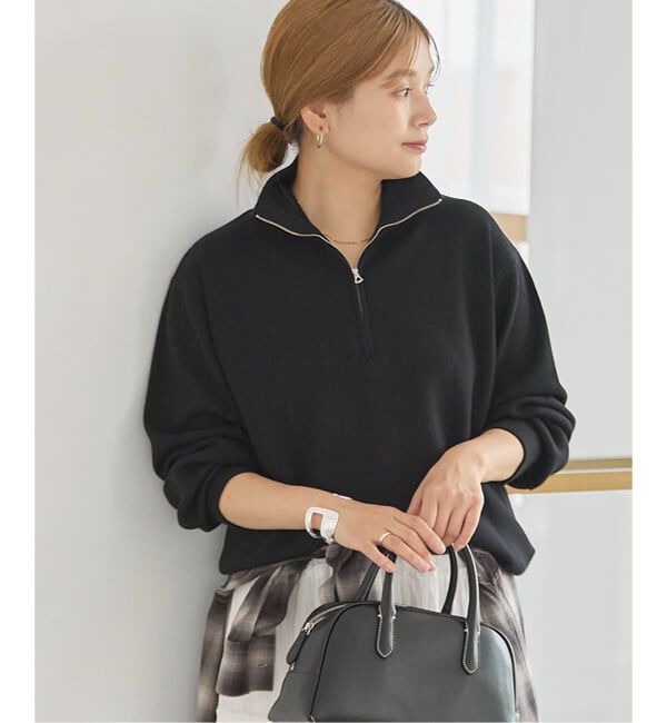 JOURNAL STANDARD「《WEB限定予約》ウォッシャブルTEXBRID ハーフZIP」|ニット・セーター|