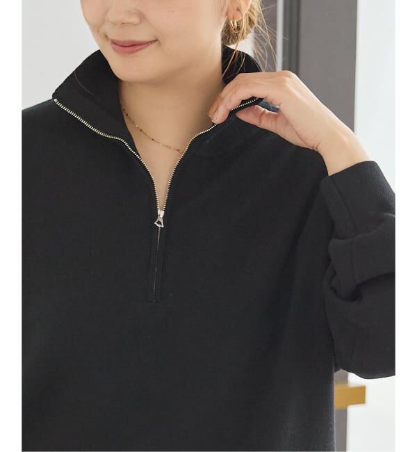 JOURNAL STANDARD「《WEB限定予約》ウォッシャブルTEXBRID ハーフZIP」|ニット・セーター|