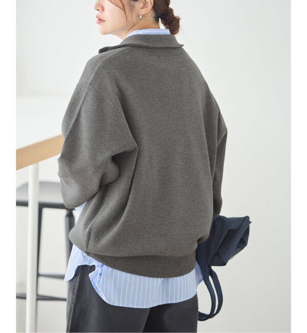 JOURNAL STANDARD「《WEB限定予約》ウォッシャブルTEXBRID ハーフZIP」|ニット・セーター|